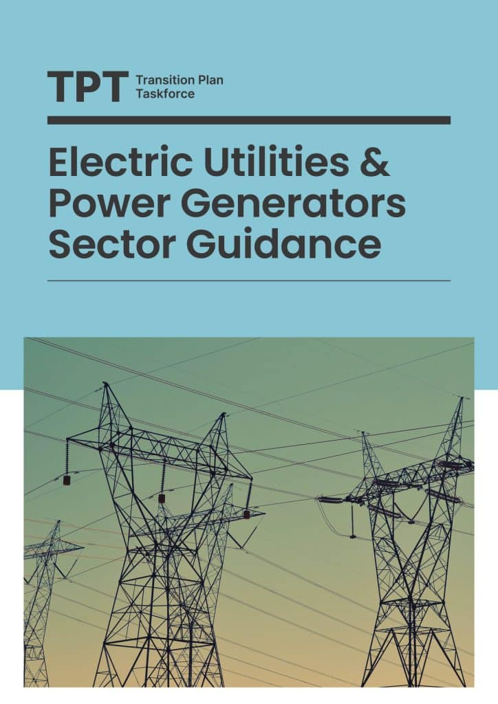 TPT. Electric utilities and power generators sector guidance.