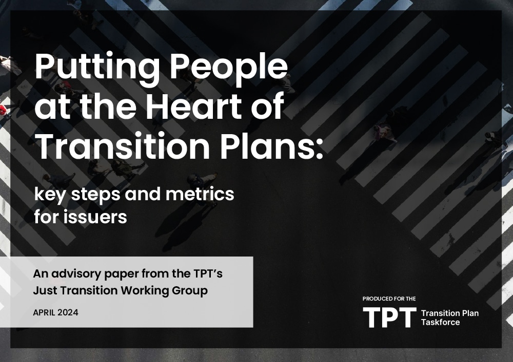 Putting people at the heart of transition plans: key steps and metrics for issuers.